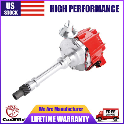 HEI Distributor Assembly 9000RPM For Chevy GMC 350 454 SBC BBC MSD Coil Module