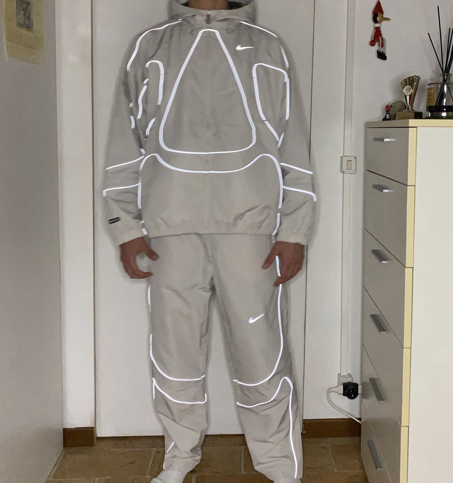 OFF WHITE X NIKE Corteiz X Nike NRG Tacksuit Giacca+Pantalone [OFF WHITE] size: L+ M Ordine✅✅