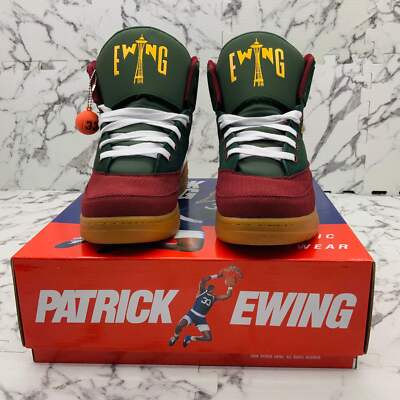 Men's PATRICK EWING ATHLETICS 33 HI Green | Burgundy | Gum SEATTLE