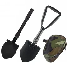 Multi-function Collapsible Shovel Tactical Army Shovel Camping Emergency New