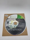 Dishonored  (Microsoft Xbox 360, 2012) Disc Only - No Tracking