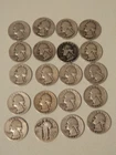 20- 90% Silver U.S. Quarters: 1-Standing, 3- 1930's, 16-1940's