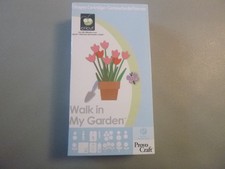 Cricut Cartridge - Walk In My Garden - Unlinked - In Box unused