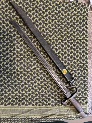 New ListingWW2 Japanese Military Rifle Bayonet Kaneshiro Arsenal Has Scabbard