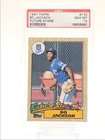 BO JACKSON 1987 TOPPS FUTURE STARS ROOKIE ROYALS #170 RC PSA 10 Q0004