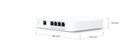 Ubiquiti UniFi Flex 10 GbE Layer 2 w/4 10GbE RJ45 port, PoE+ Switch USW-FLEX-XG
