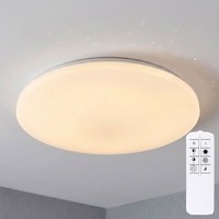 Deckenleuchte Tageslichtlampe Sterneneffekt Smart Led Fernbedienung Dimmbar Cct