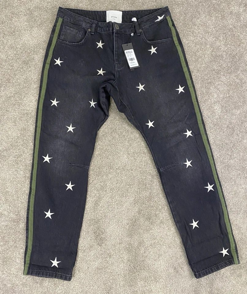 One Teaspoon Saints Black Stars Boyfriend Jeans size 29  NWT - Image 2 of 4