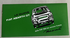 Fiat abarth 850 leaflet  Italian