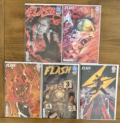 Absolute Flash 5 6 7 8 9 DC Comics 2025