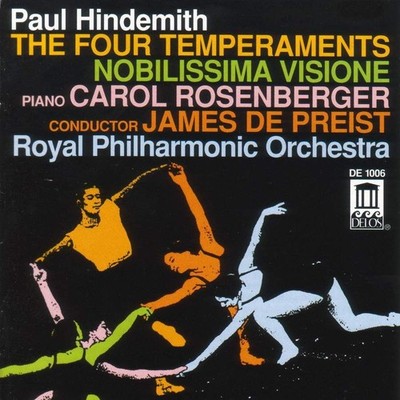 Audio Cd - Paul Hindemith - I Quattro Temperamenti - Nobilissima Visione  - Delo