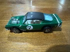 Hotwheels Redline King Kuda 1969 Green Hong Kong Missing Tire