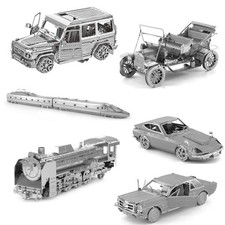 Car series Metal Model Kit 3D Laser Cut Puzzle DIY Craft Gift Send tools