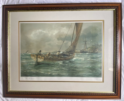 After Arthur Wilde Parsons Limited Edition Print ''A Spanking Breeze'' datiert 1915