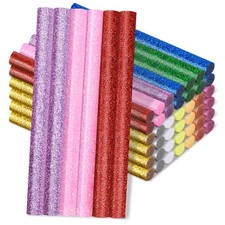 Manarty Glitter Color Hot Glue Stick, 48 PCS 0.27" Dia x 4" Long Mini Hot Mel... 0.34 per gallon