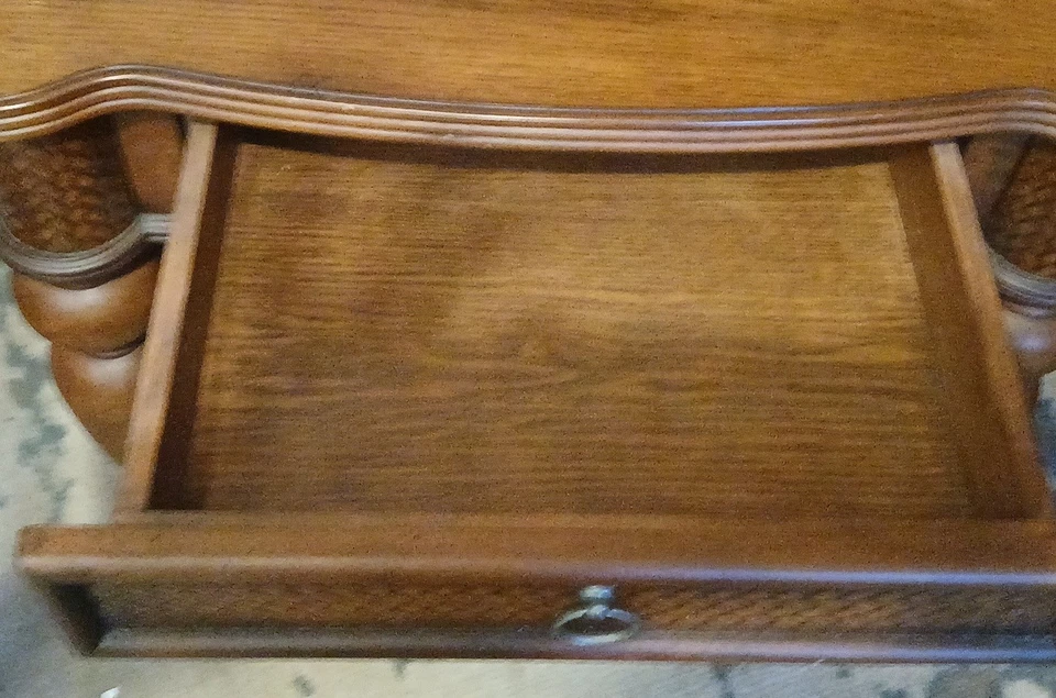 Ashley Furniture,  4-Piece Set, 3 End Tables And Round Glass Top Coffee Table - Image 4 of 4