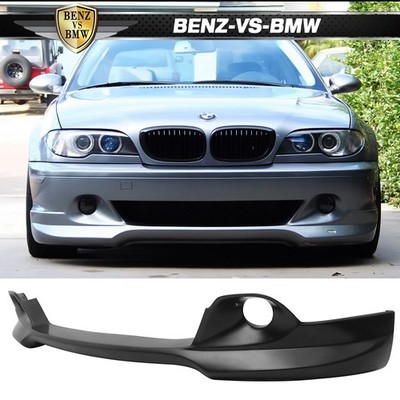Fits 04-06 BMW E46 3-Series Front Bumper Lip Spoiler AC Style PU - Poly Urethane