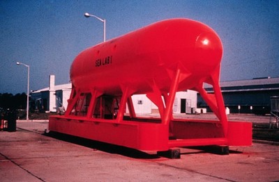 SEALAB U.S. Navy Underwater experimental habitat I, II, and III  1960s