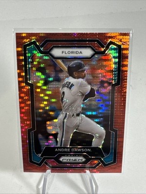 2024 Panini Prizm Baseball Red Pulsar Prizm Andre Dawson #239 /399 Marlins