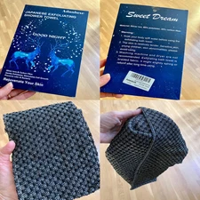 Exfoliating Washcloth Shower Towels, Premium Japanese Body Black