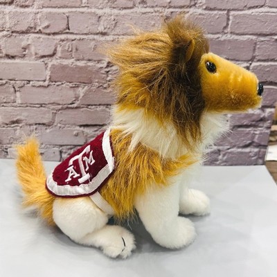 Mascot Factory Texas A&M Aggies Reveille Plush 8'' Stuffed Collie Sheltie NCAA