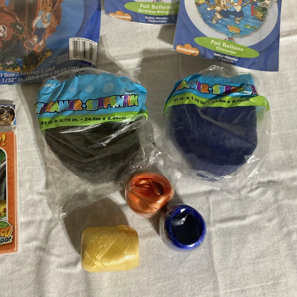 Go Diego Go Birthday Party Supply Lot - Image 4 of 4