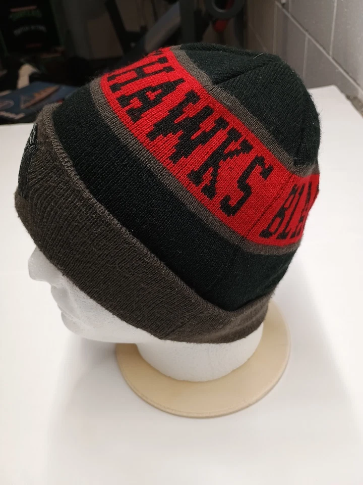Gorro de invierno NHL Chicago Black Hawks negro/gris Foto 2 de 4