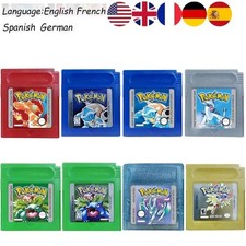 For Nintendo GBA GBC Game Card- 7 Colours GAMEBOY COLOR Pokemon Game Series
