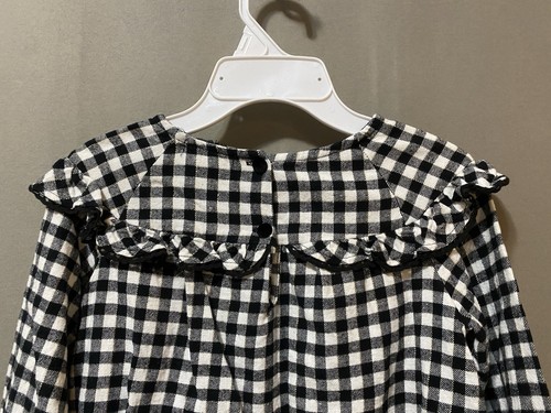 Rachel Zoe Girls Long Sleeve Flannel Shirt + Velvet Flare Pants SZ M (7/8) Black - Picture 9 of 21