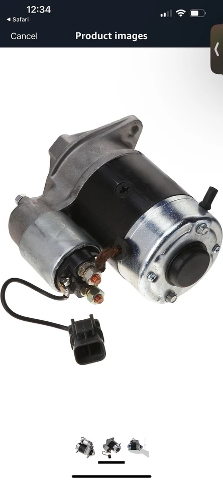 Camiones Nissan Cars Starter 1981-1995 2,4 L transmisión manual D21 SR146x BOSCH Foto 2 de 4