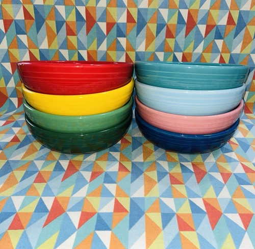 NEW FIESTA Bright set of 8 BISTRO BOWLS medium 38 oz FIESTAWARE free shipping