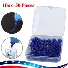 50pcs Dental Endo Ultrasonic Activator Root Canal Irrigator Tips Blue Large ne