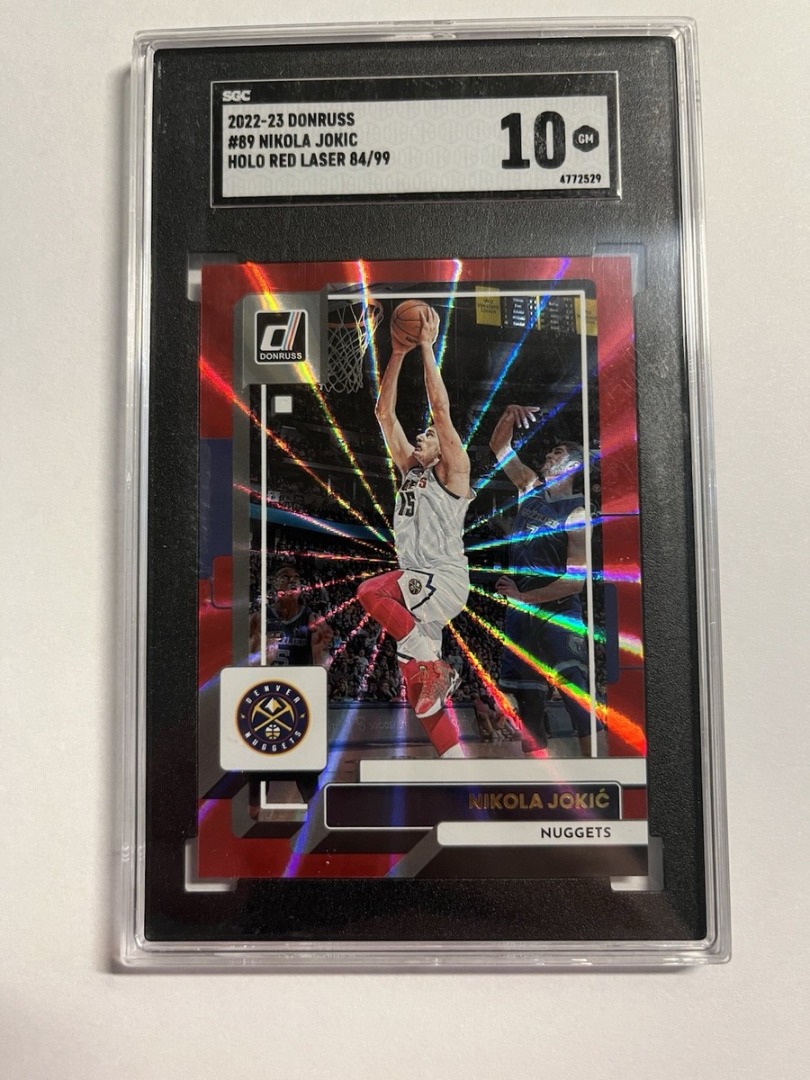 2022-23 Panini Donruss Nikola Jokic Holo Laser Purple #/99 #89 B4