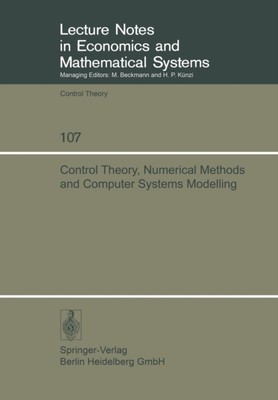 Bensoussan - Control Theory Numerical Methods and Computer Systems Mo - X555z