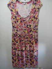 Boden Floral Print Jersey Dress Size 12