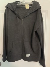 There Abouts Youth Boys Gray Full Zip Cotton/Poly Hoodie Size L 14/16 Husky