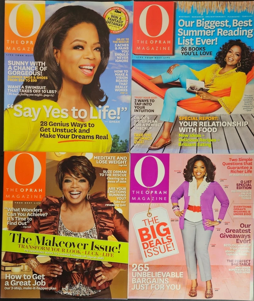 Lot Of 11 Oprah Winfrey O Magazines 2010 Including 10th Anniversary Edition Foto 4 de 4