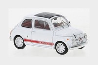 1:43 Ixo Fiat 500 Abarth 595 Ss 1965 White Red CLC484N.22 Modellbau