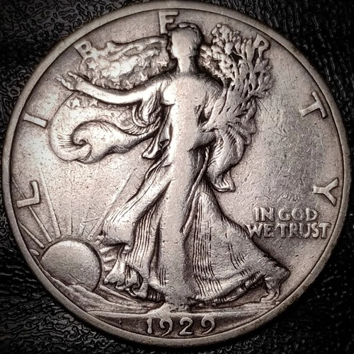 1929 S Walking Liberty Half Dollar - Choice Fine - 90% Silver 50C