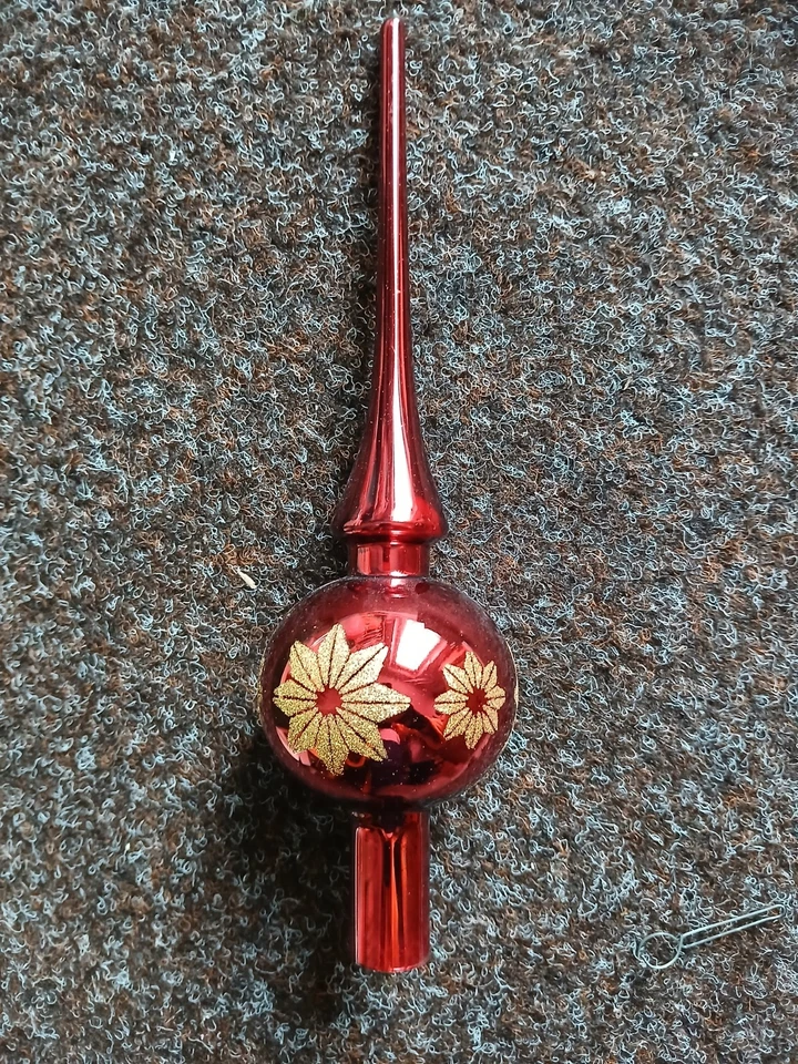 Christbaumspitze rot Wie Neu