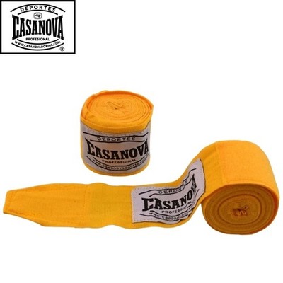 Casanova  Boxing Hand Wraps 180'' (Yellow) Boxing Wrap Bandage - Boxing Hand Wrap