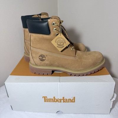 NEW TIMBERLAND Premium Waterproof Wheat Nubuck 010061 713 Boots Men s Size 8 M