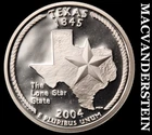 2004-S Texas Quarter- Silver Choice Gem Proof Luster No Reserve #J3143