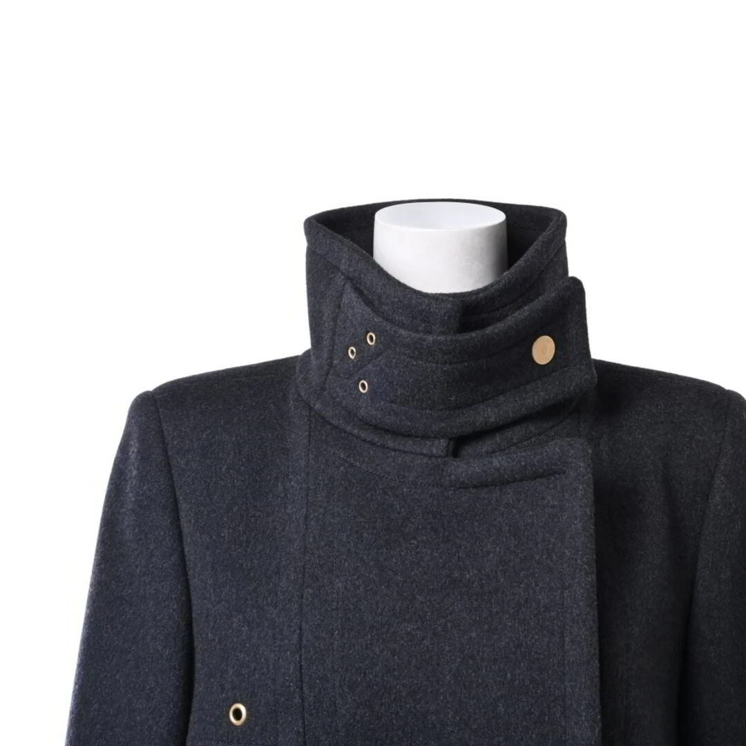Cappotto Gucci misto cashmere collo alto usato0