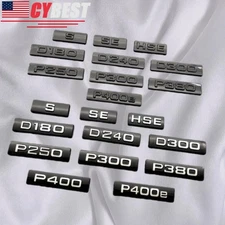 Car Body Rear Trunk Badge Emblem Decal Sticker P400 P400e P250 S P340 P380 HSE