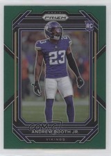 2022 Panini Prizm Rookies Green Prizm Andrew Booth Jr #387 17tx