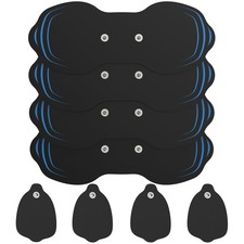 Tens Unit Electrode Pads 4 Pack - 7.14 in x 2.9 in Tens Unit Replacement Pads...