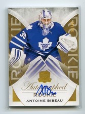 2015-16 UD The Cup Antoine Bibeau GOLD Foil Spectrum Rookie Auto /36 #145