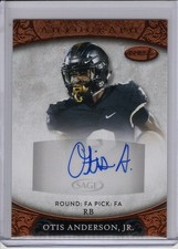 2021 SAGE ASPIRE OTIS ANDERSON JR ROOKIE/RC AUTO #ASP3 *BRONZE*