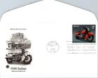 S08-6316, AMERICAN MOTORCYCLES, 1940 INDIAN, POSTAL COMMEMORATIVE SOCIETY FDC